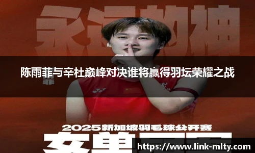 陈雨菲与辛杜巅峰对决谁将赢得羽坛荣耀之战
